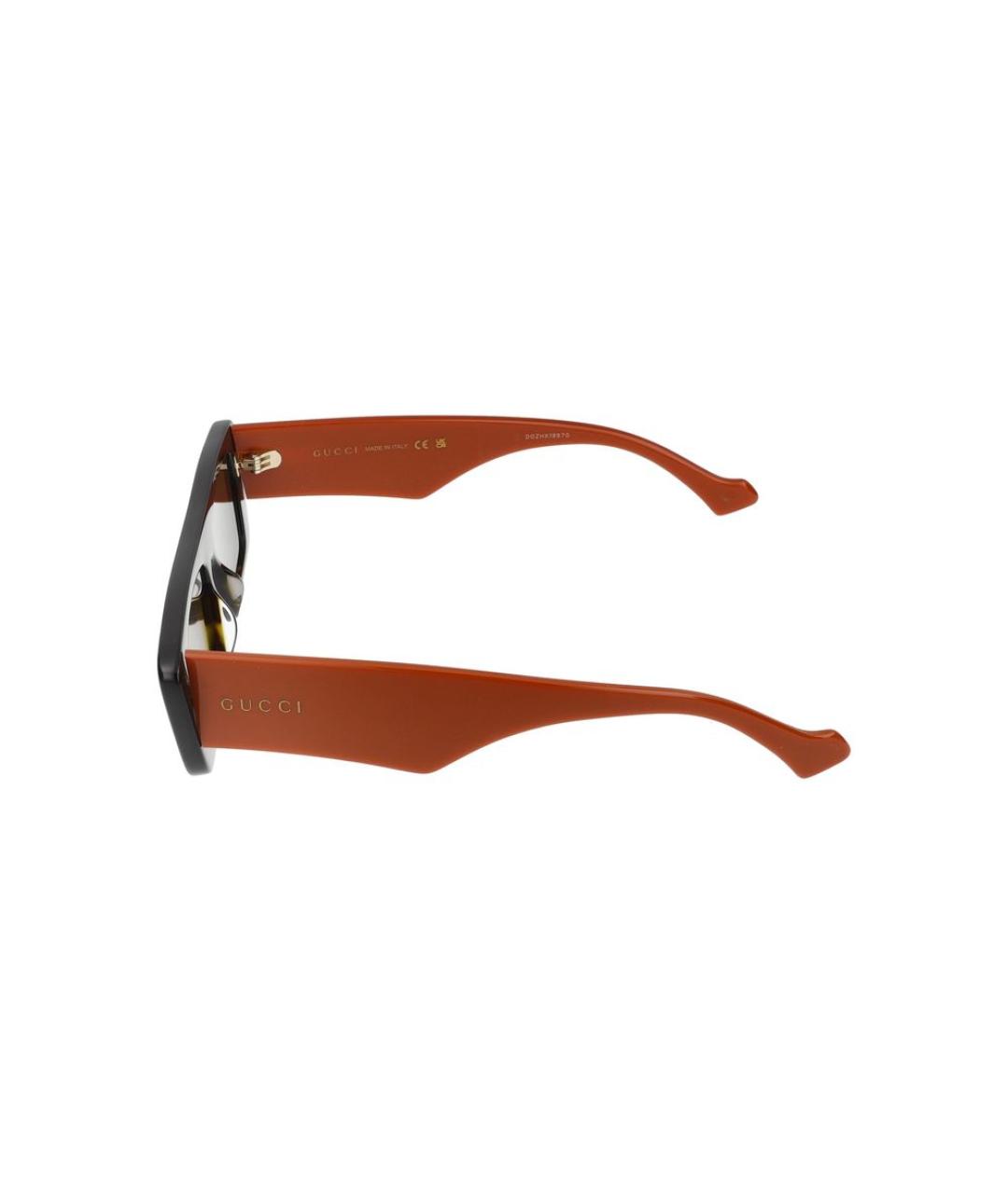 GUCCI Коричневые солнцезащитные очки, фото 3