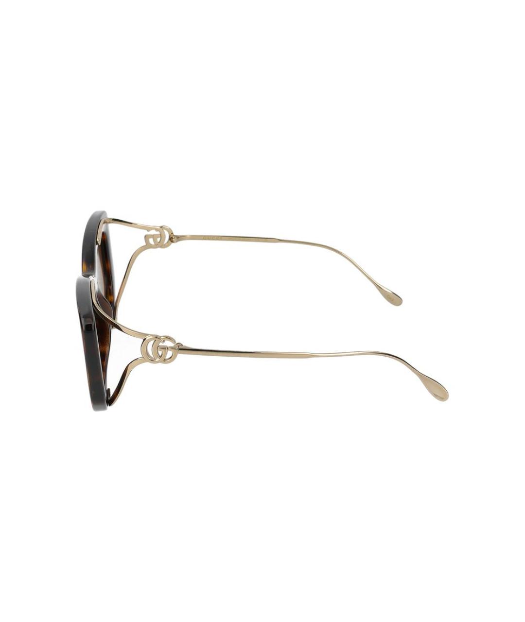 GUCCI Коричневые солнцезащитные очки, фото 3