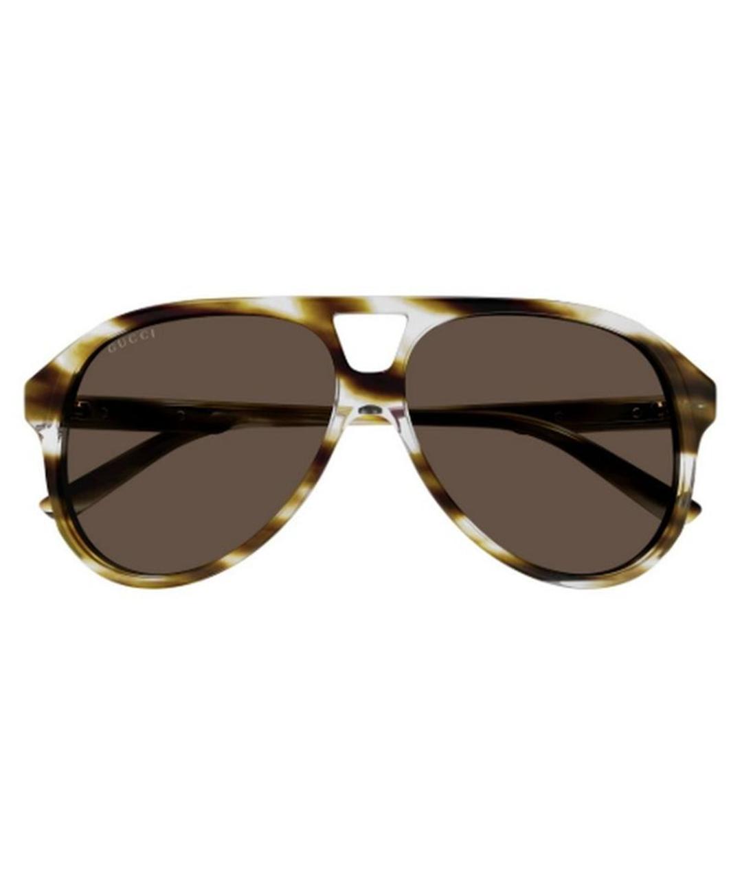 GUCCI Коричневые солнцезащитные очки, фото 2