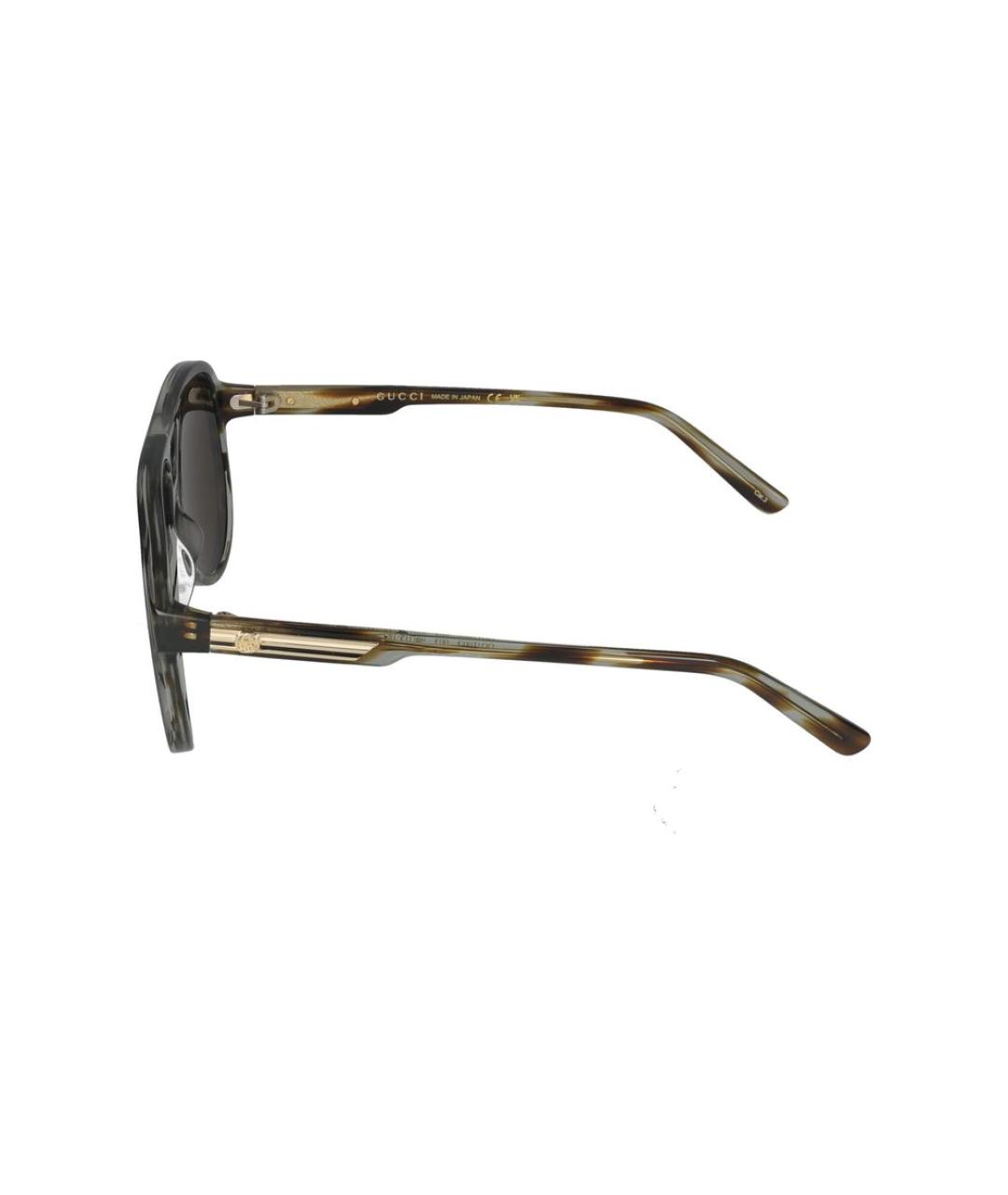 GUCCI Коричневые солнцезащитные очки, фото 3