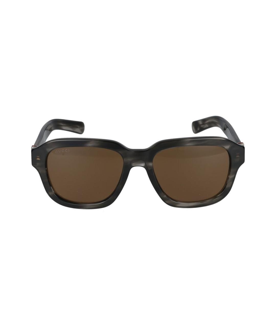 GUCCI Коричневые солнцезащитные очки, фото 2
