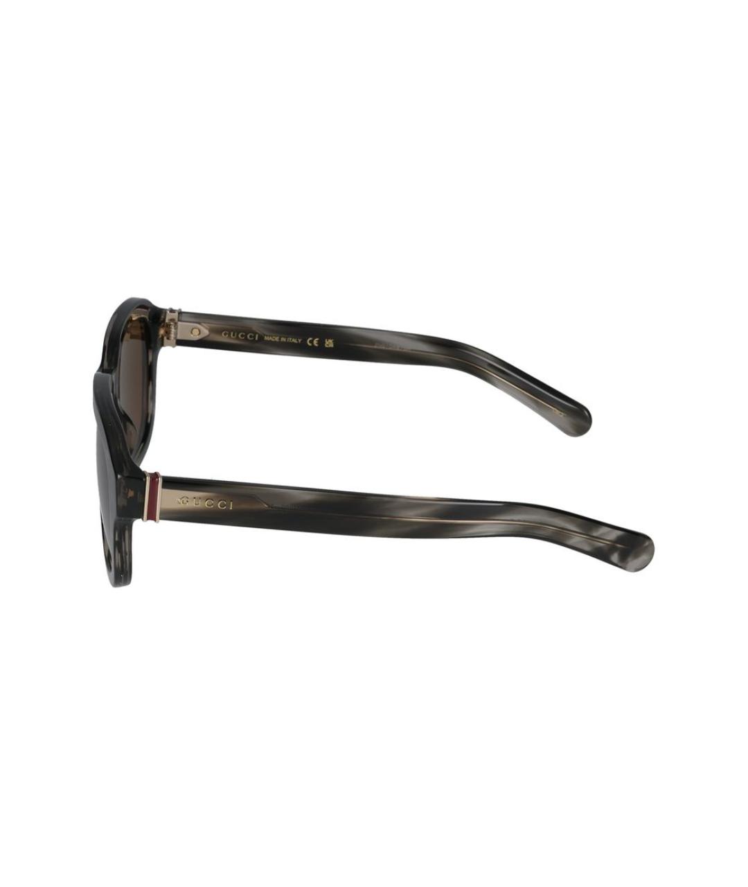 GUCCI Коричневые солнцезащитные очки, фото 5