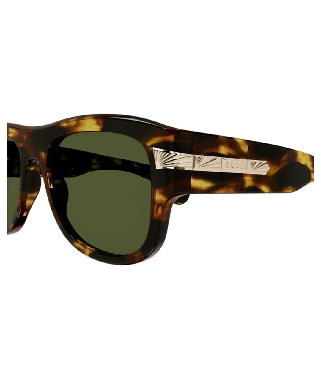 GUCCI Коричневые солнцезащитные очки, фото 3