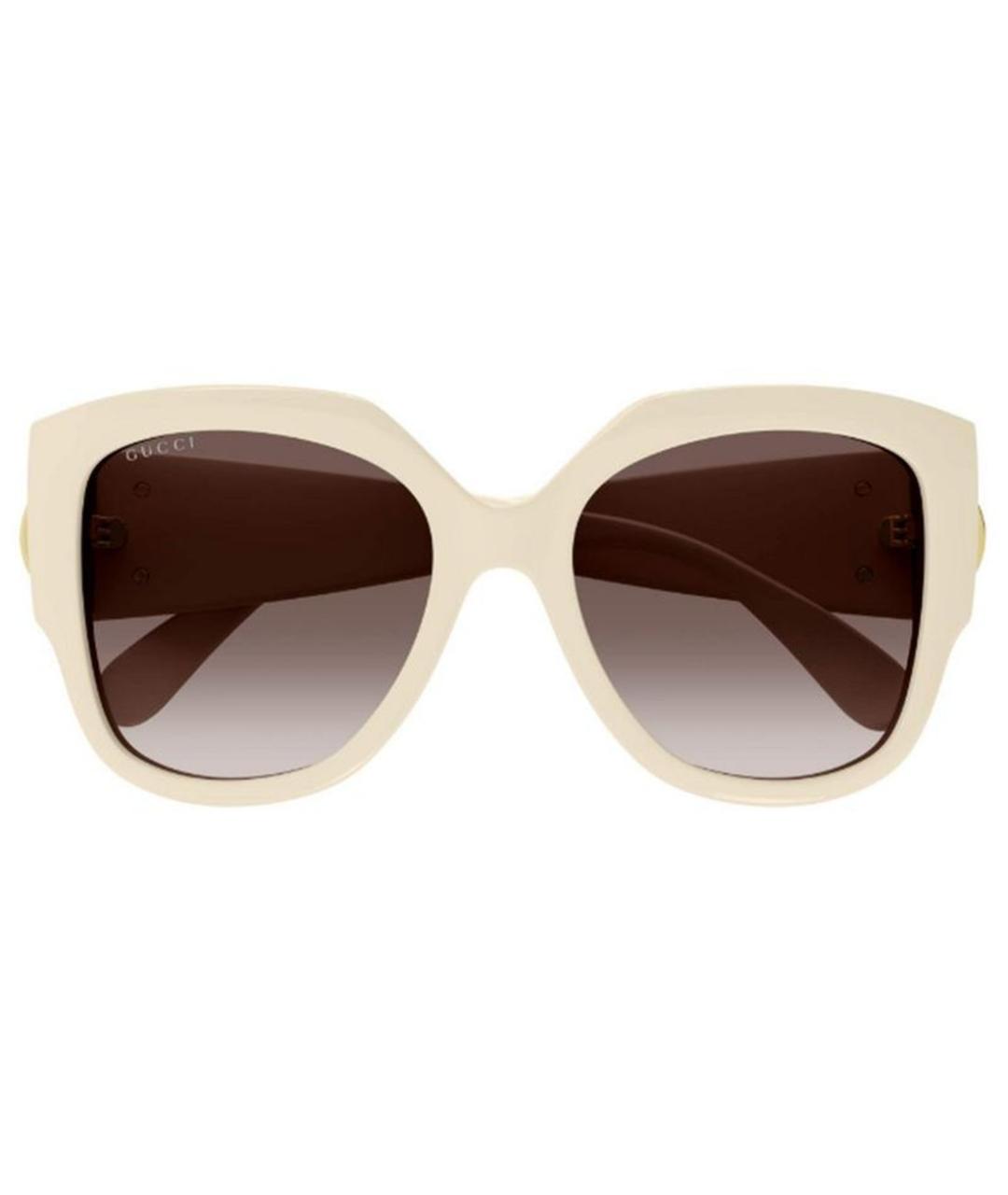 GUCCI Белые солнцезащитные очки, фото 3