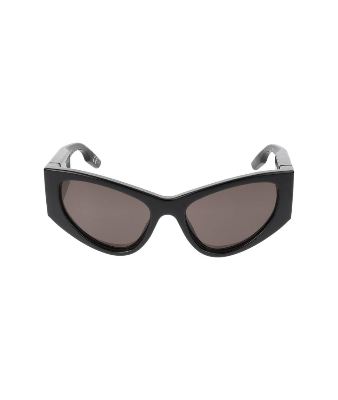 BALENCIAGA Черные пластиковые солнцезащитные очки, фото 2