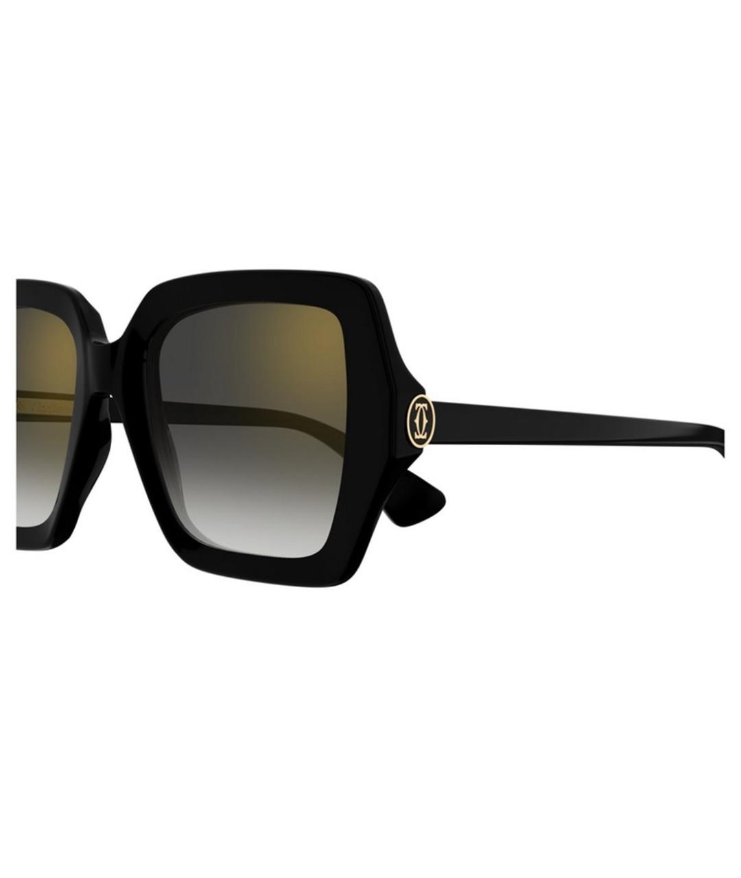 CARTIER Черные солнцезащитные очки, фото 5