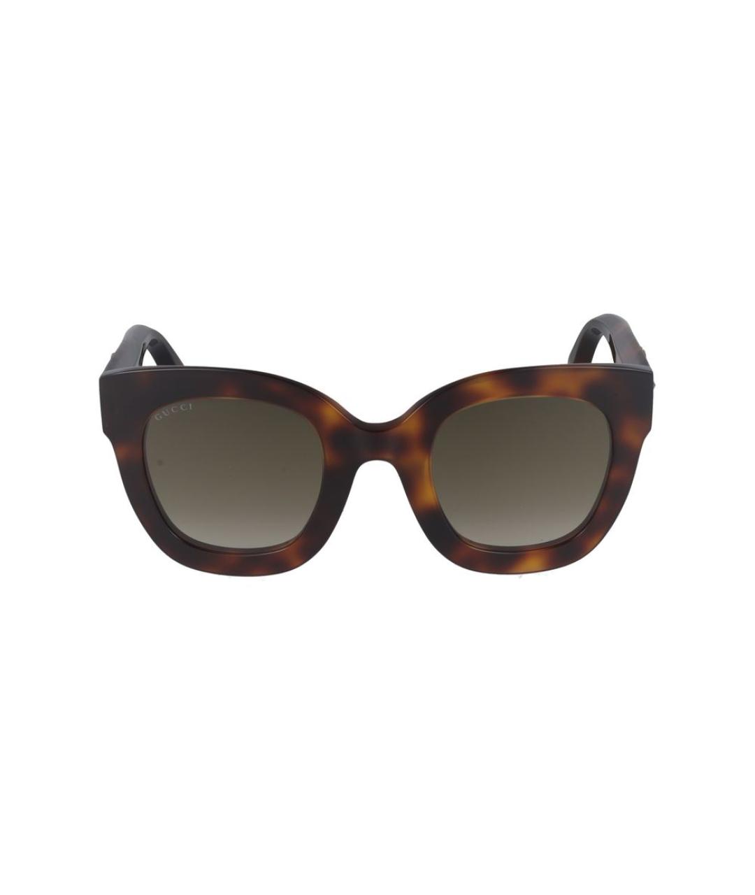 GUCCI Коричневые солнцезащитные очки, фото 2