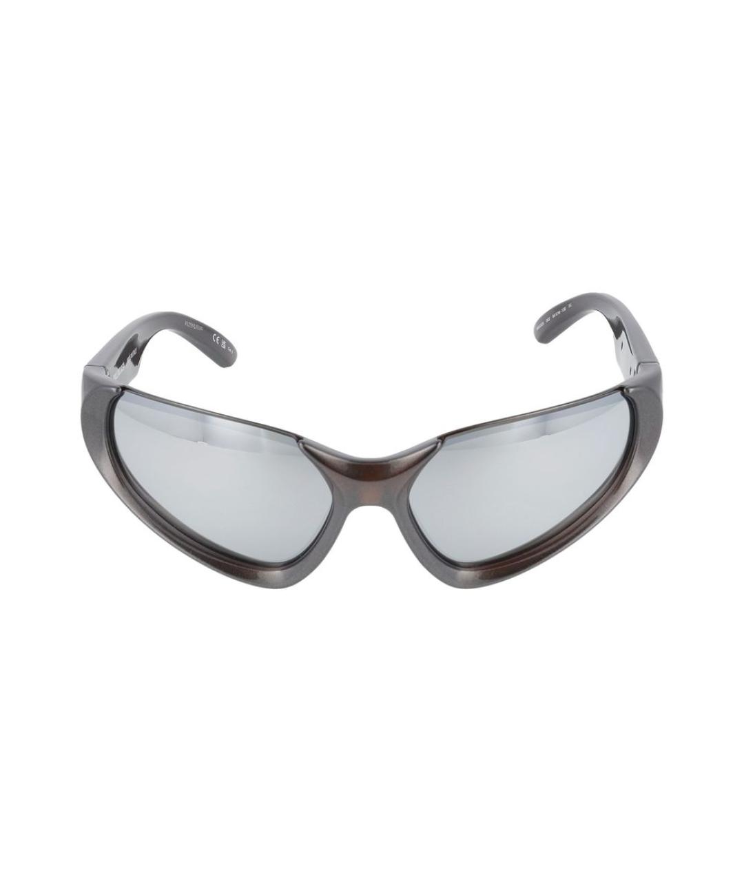 BALENCIAGA Серебряные солнцезащитные очки, фото 2