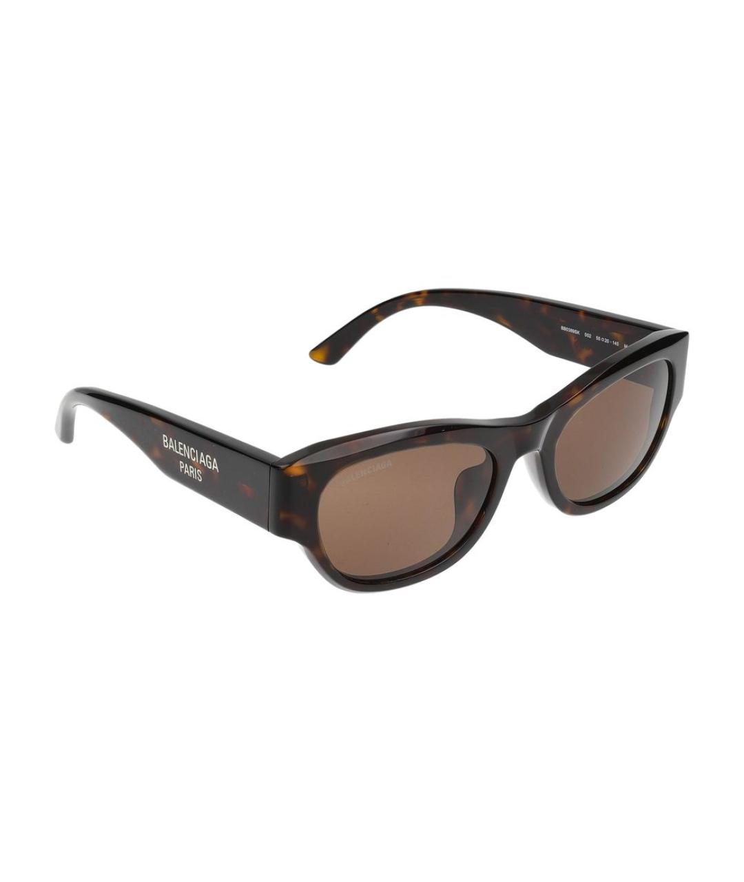 BALENCIAGA Коричневые солнцезащитные очки, фото 4