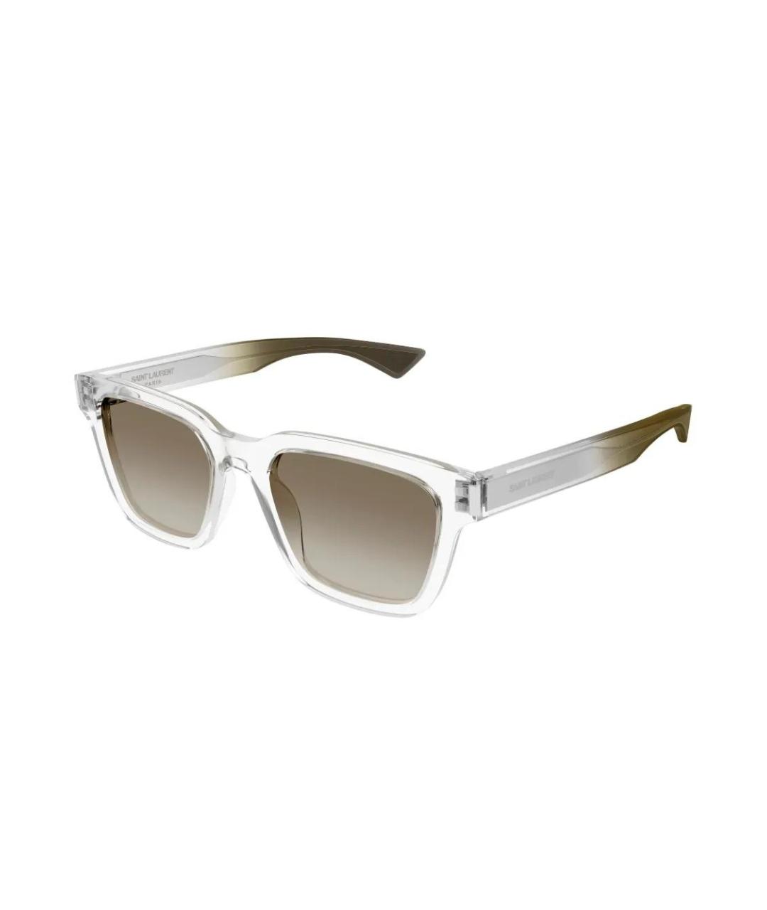 SAINT LAURENT Синие солнцезащитные очки, фото 4