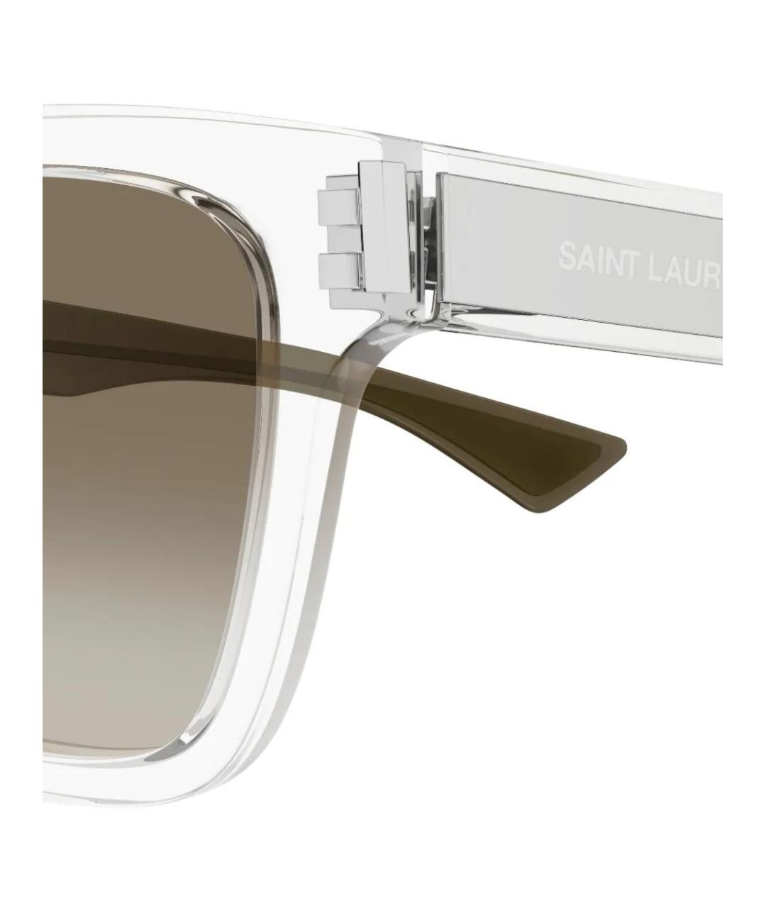 SAINT LAURENT Синие солнцезащитные очки, фото 5