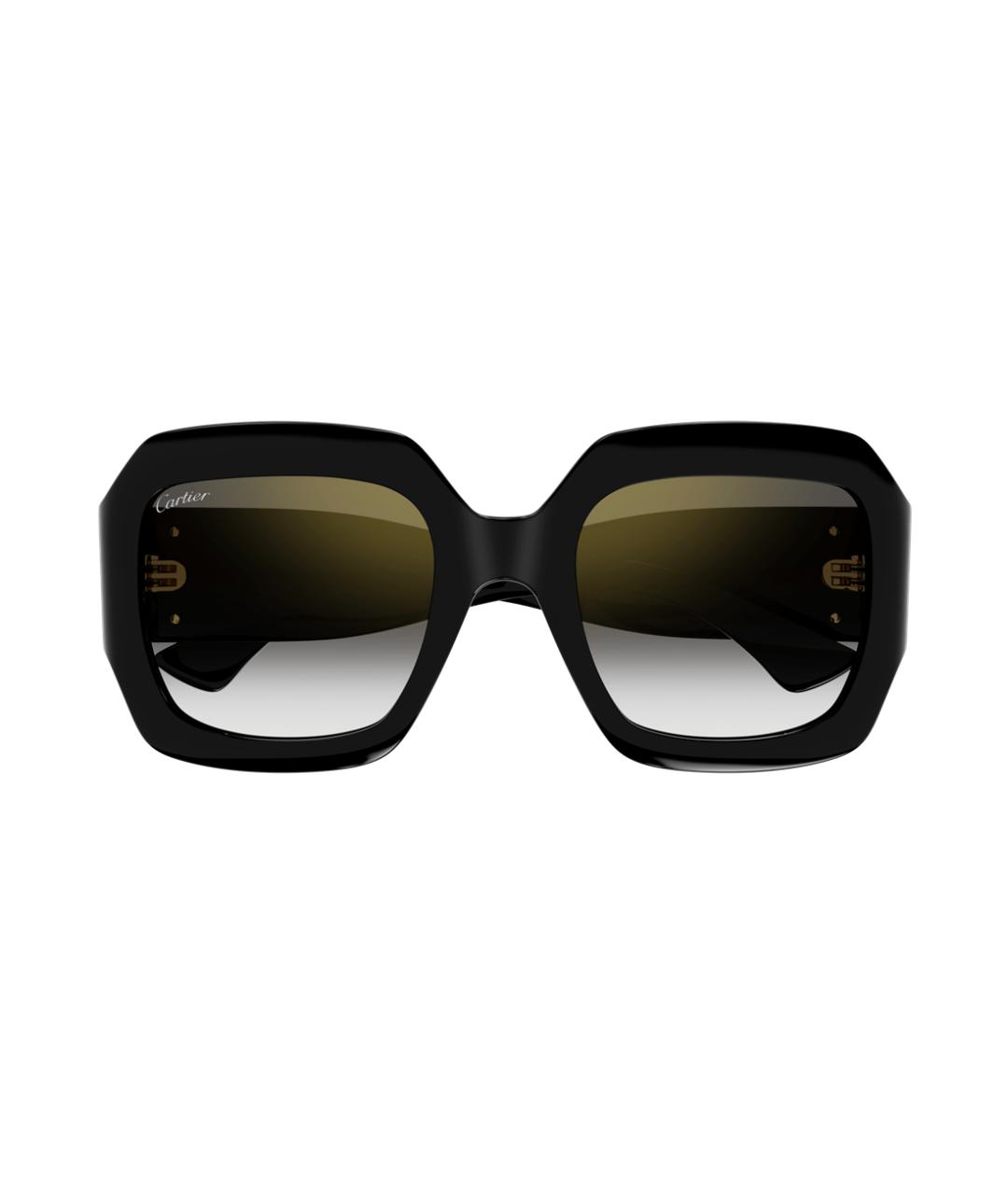CARTIER Черные пластиковые солнцезащитные очки, фото 5