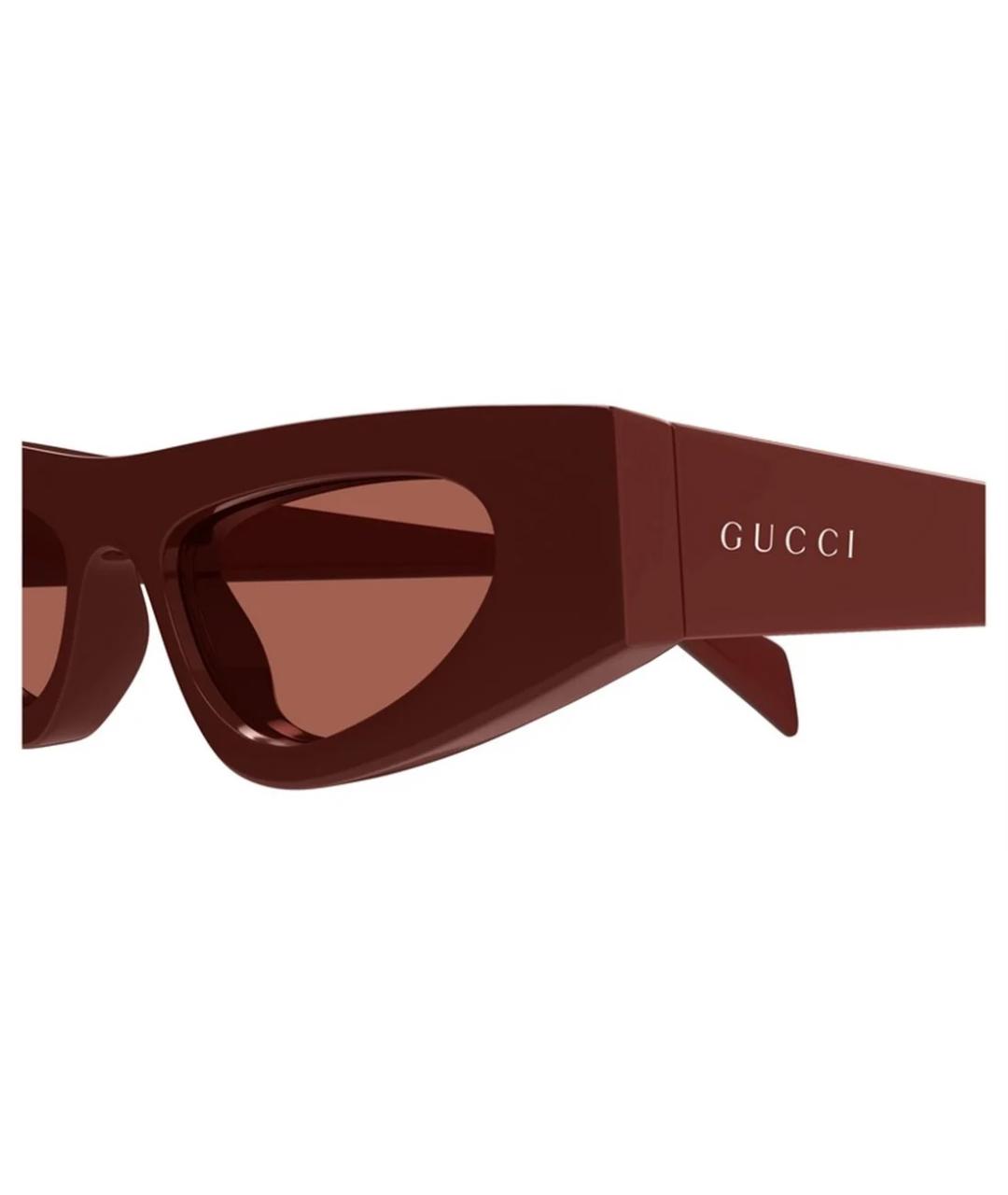 GUCCI Красные солнцезащитные очки, фото 3