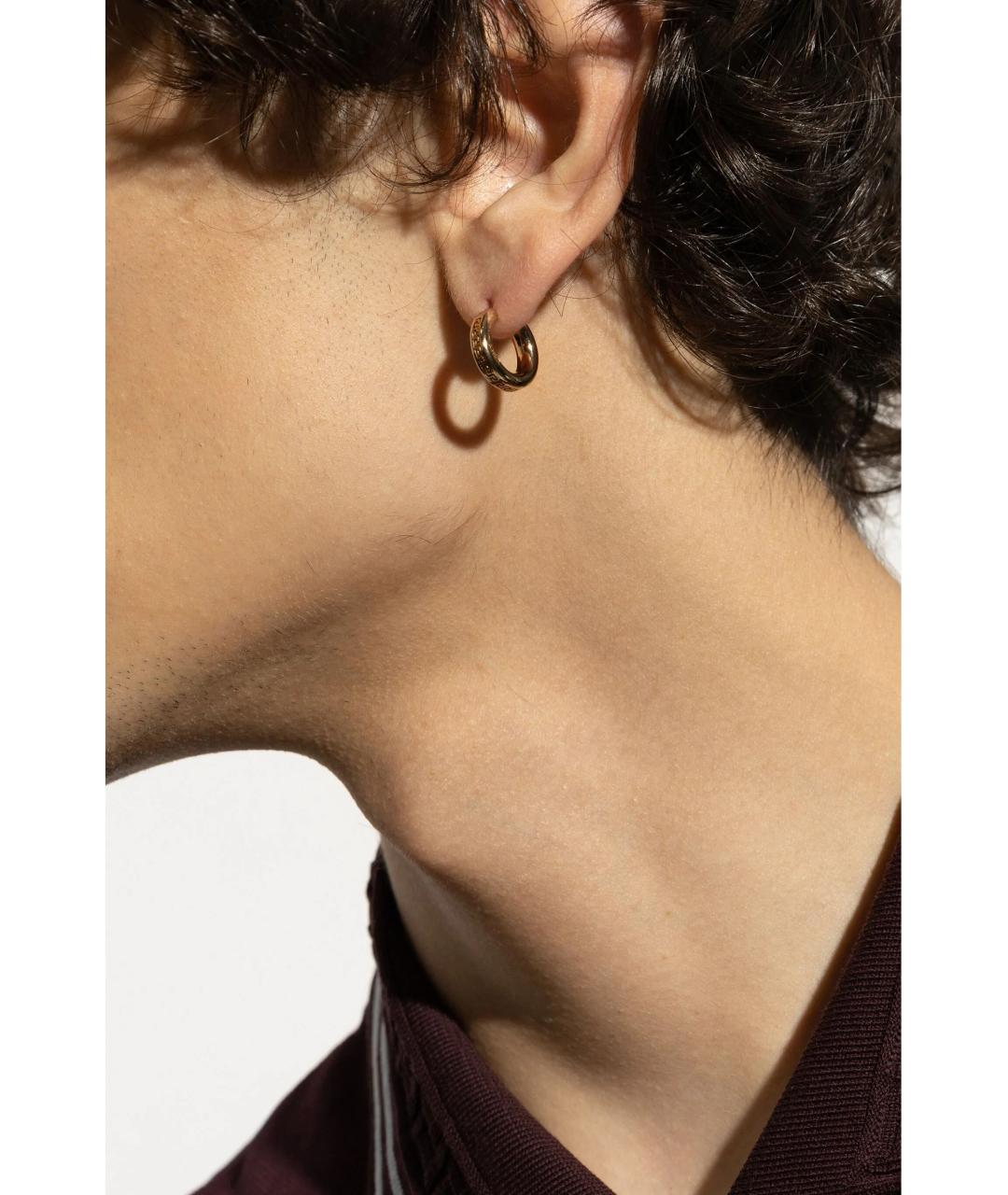 VERSACE Золотые металлические серьги, фото 3