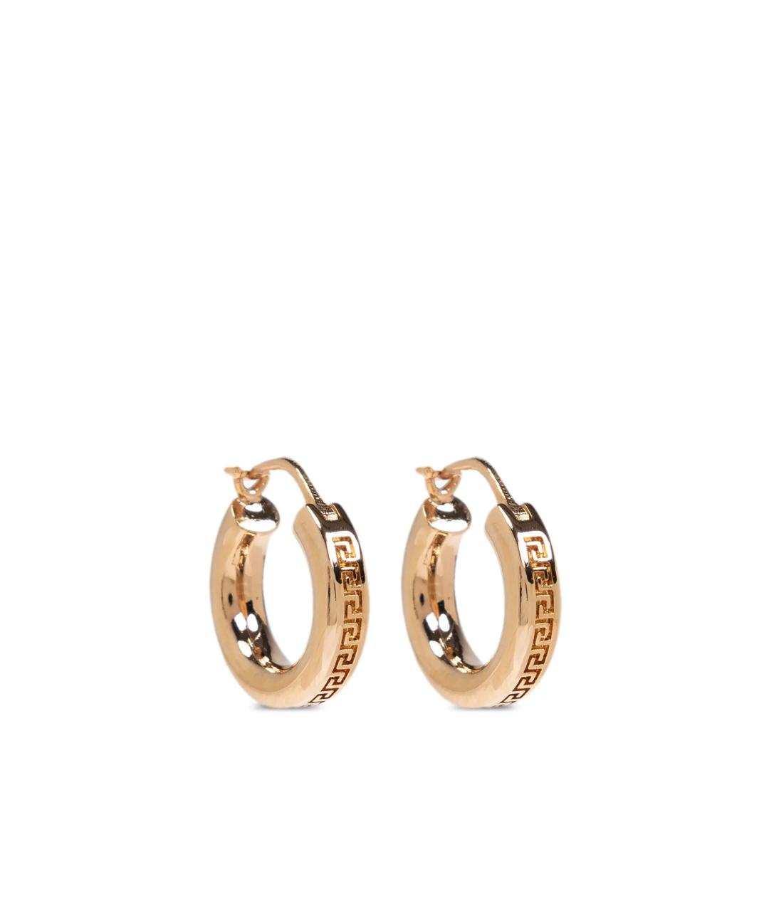 VERSACE Золотые металлические серьги, фото 1