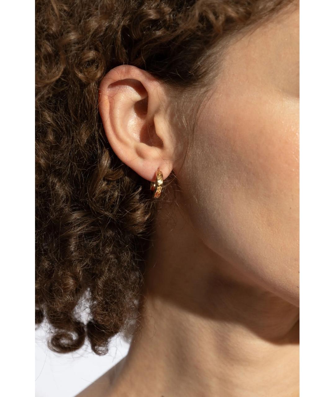 VERSACE Золотые металлические серьги, фото 2