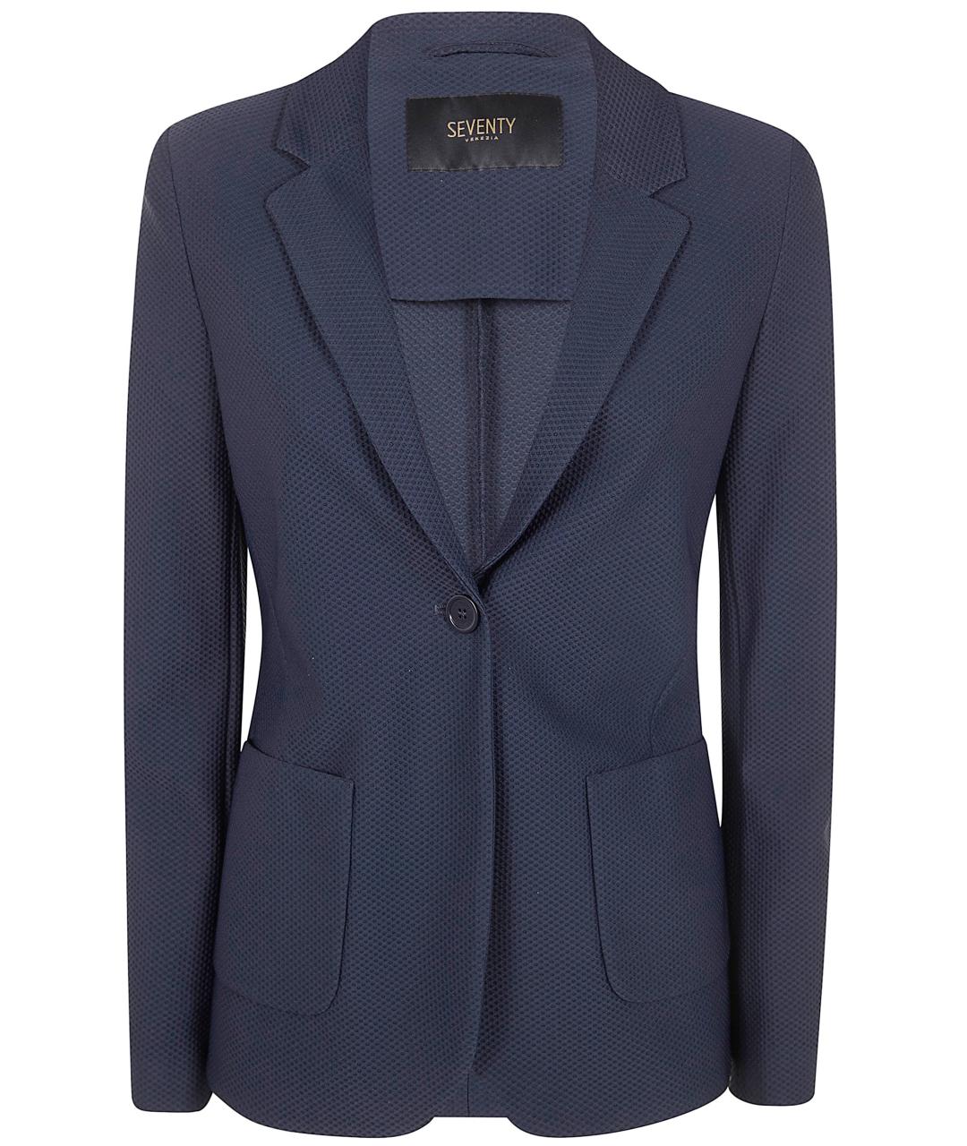 SEVENTY Синий полиамидовый жакет/пиджак, фото 1