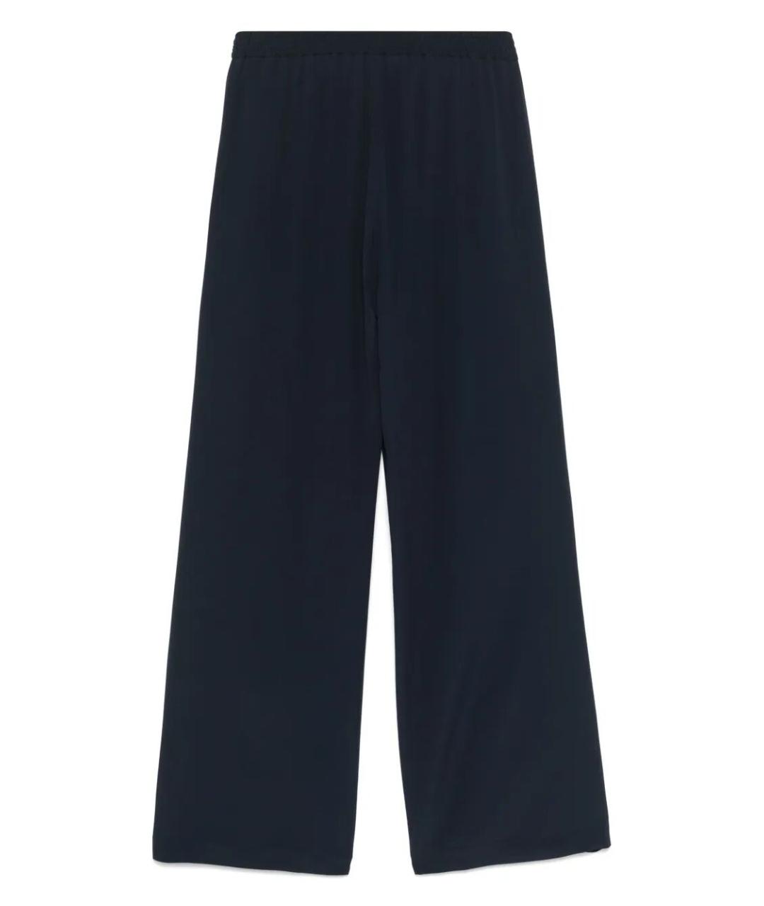 SEVENTY Синие шелковые прямые брюки, фото 2