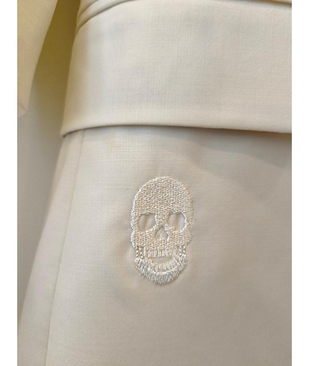 PHILIPP PLEIN Белый шерстяной жакет/пиджак, фото 5