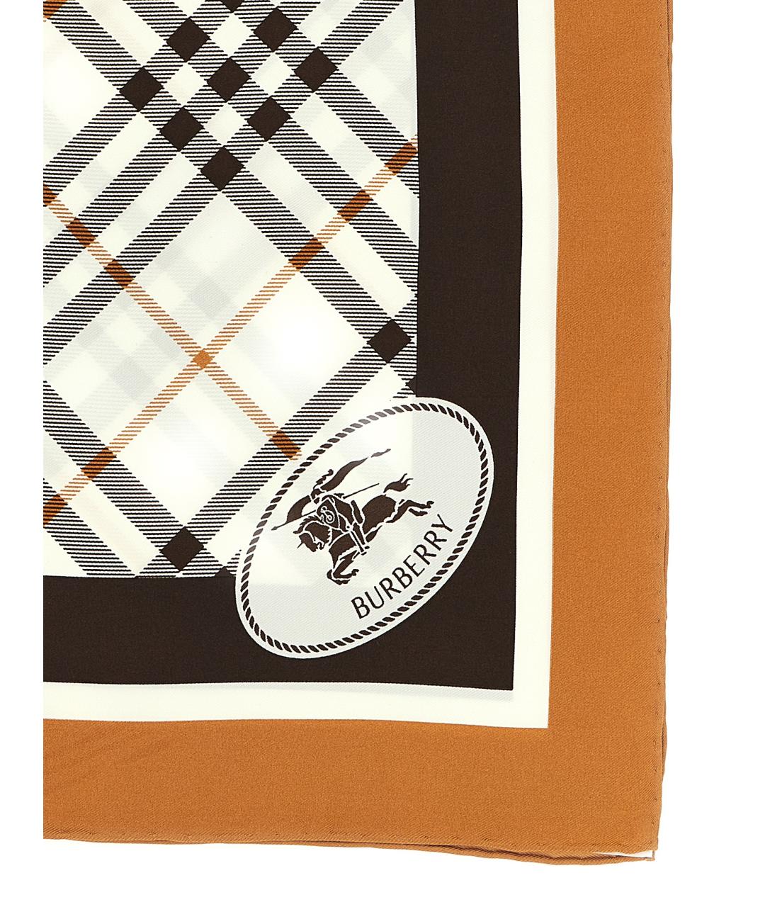 BURBERRY Мульти шелковый шарф, фото 2