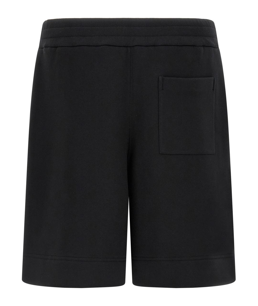 JIL SANDER Черные хлопковые шорты, фото 2