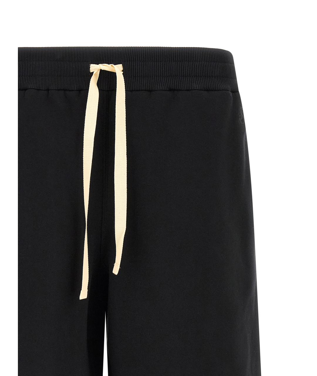 JIL SANDER Черные хлопковые шорты, фото 3