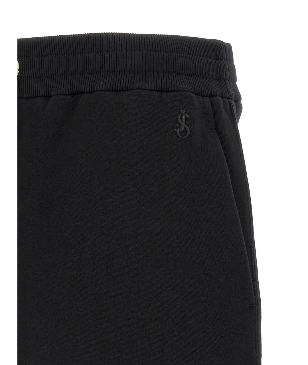 JIL SANDER Черные хлопковые шорты, фото 5