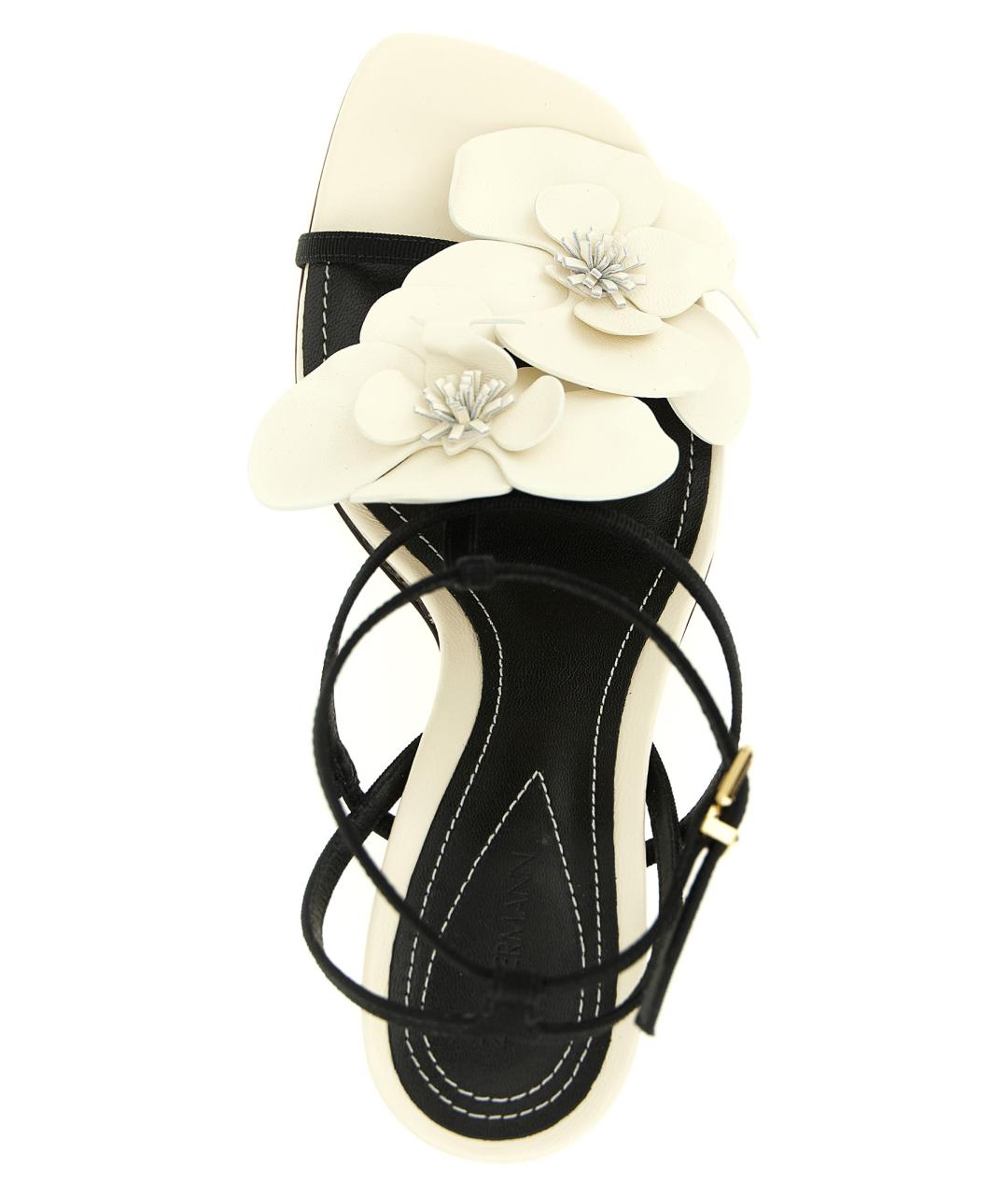 ZIMMERMANN Белые кожаные босоножки, фото 5