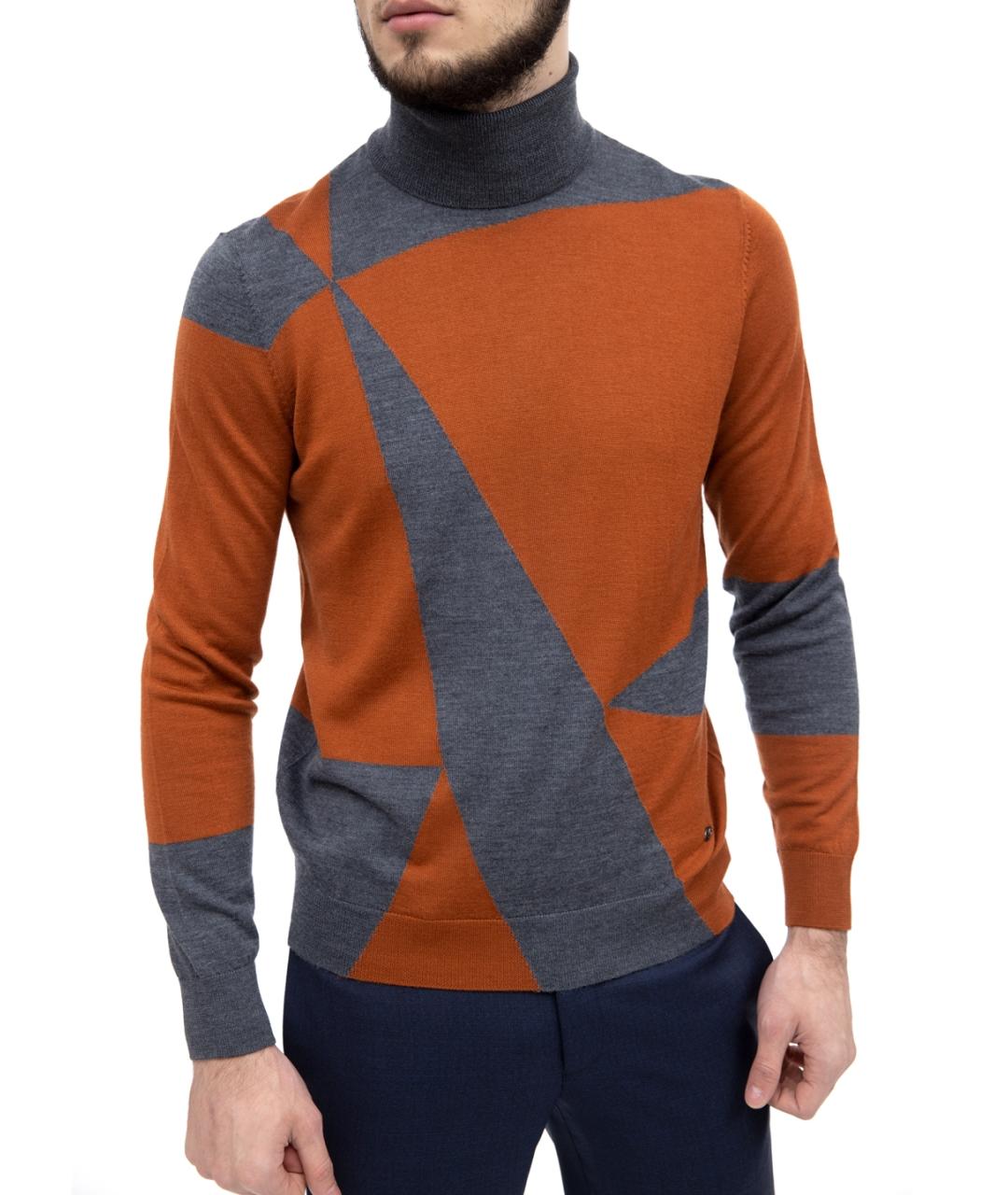 EMPORIO ARMANI Мульти шерстяная водолазка, фото 4