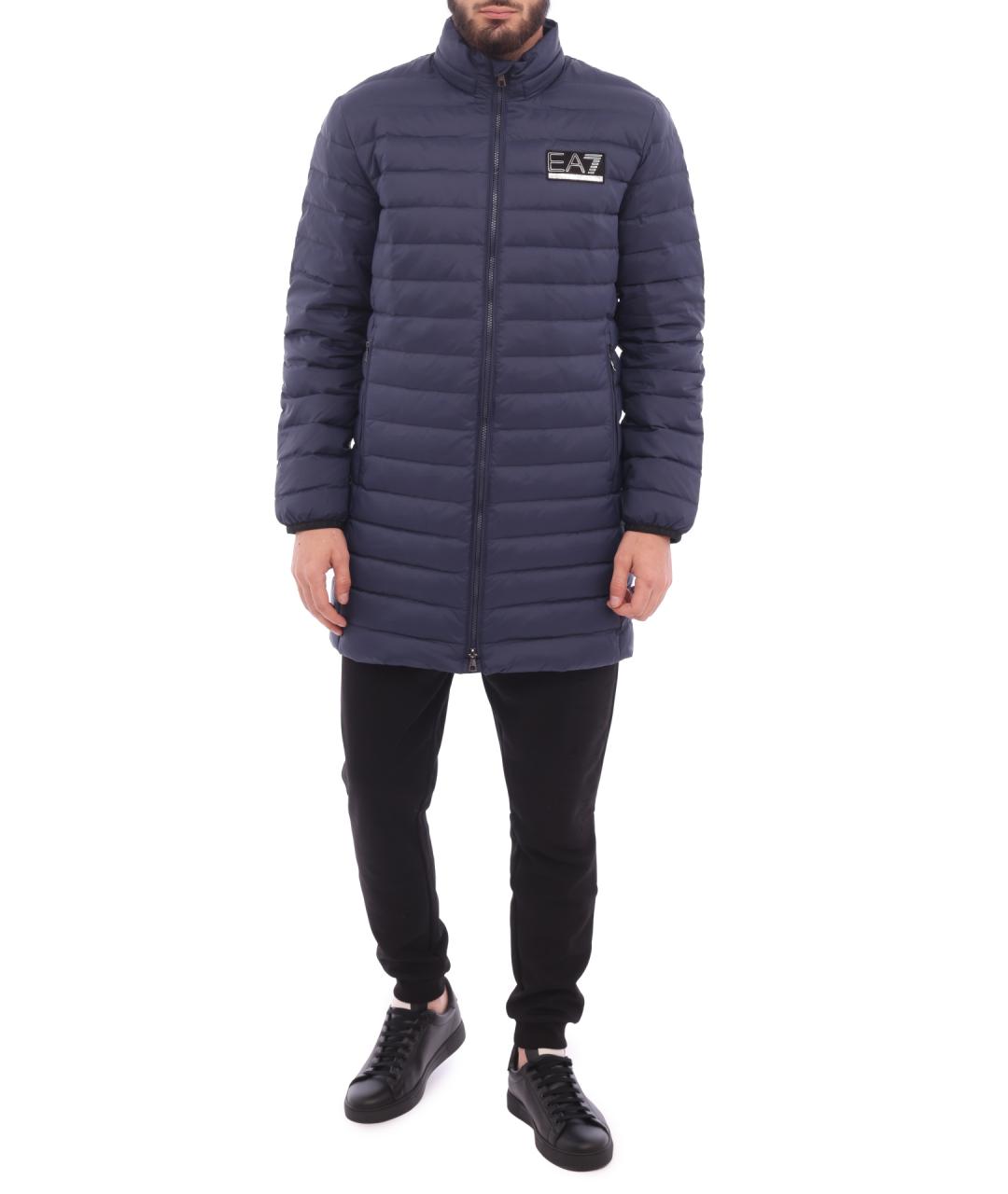 EA7 Синий пуховик, фото 2