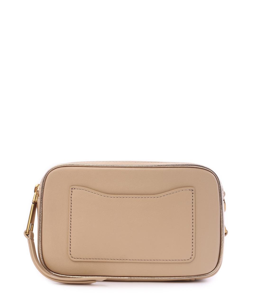 MARC JACOBS Бежевая кожаная сумка через плечо, фото 5
