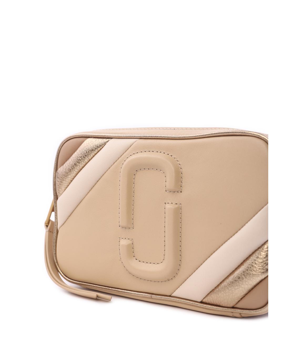 MARC JACOBS Бежевая кожаная сумка через плечо, фото 3