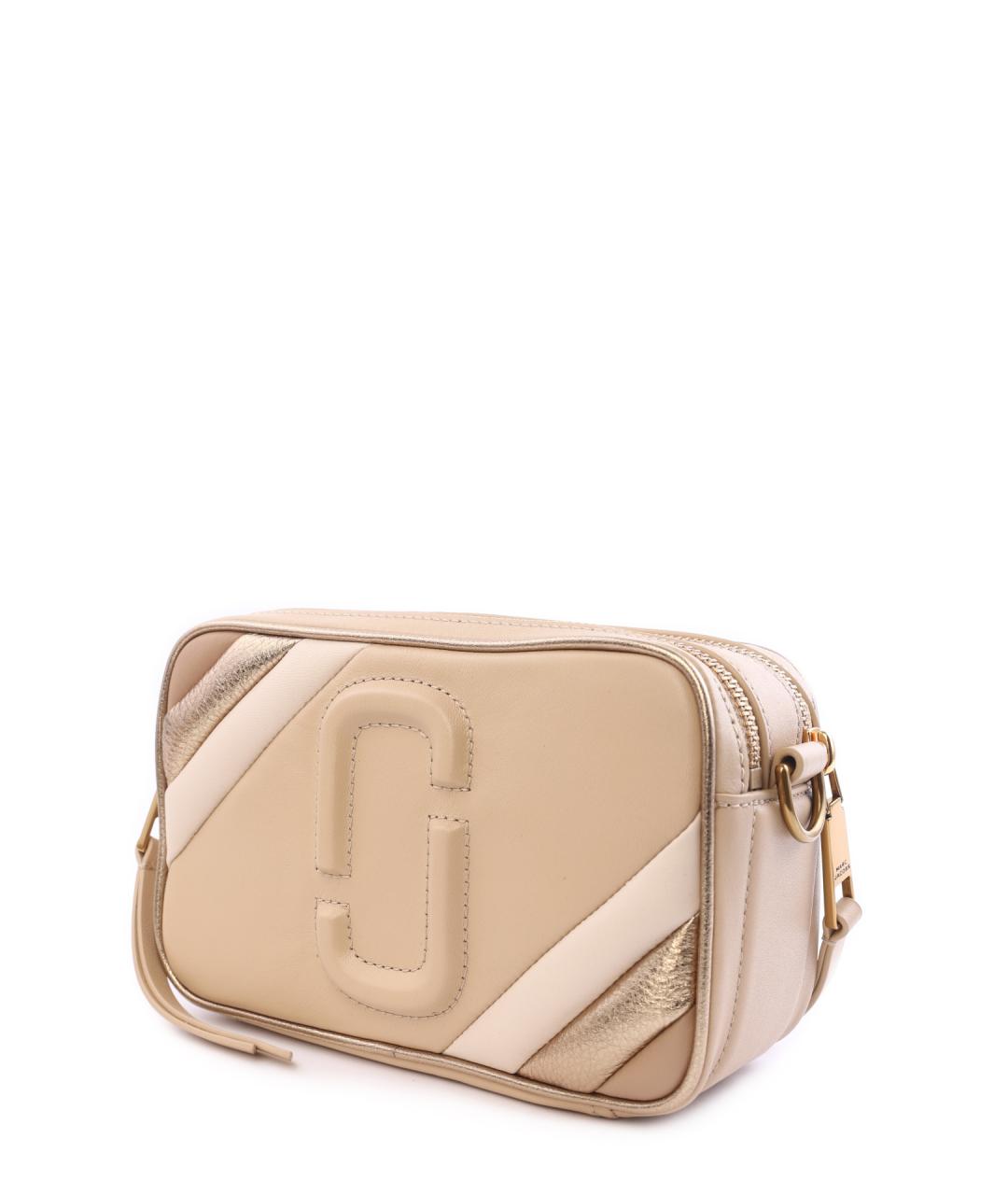 MARC JACOBS Бежевая кожаная сумка через плечо, фото 6