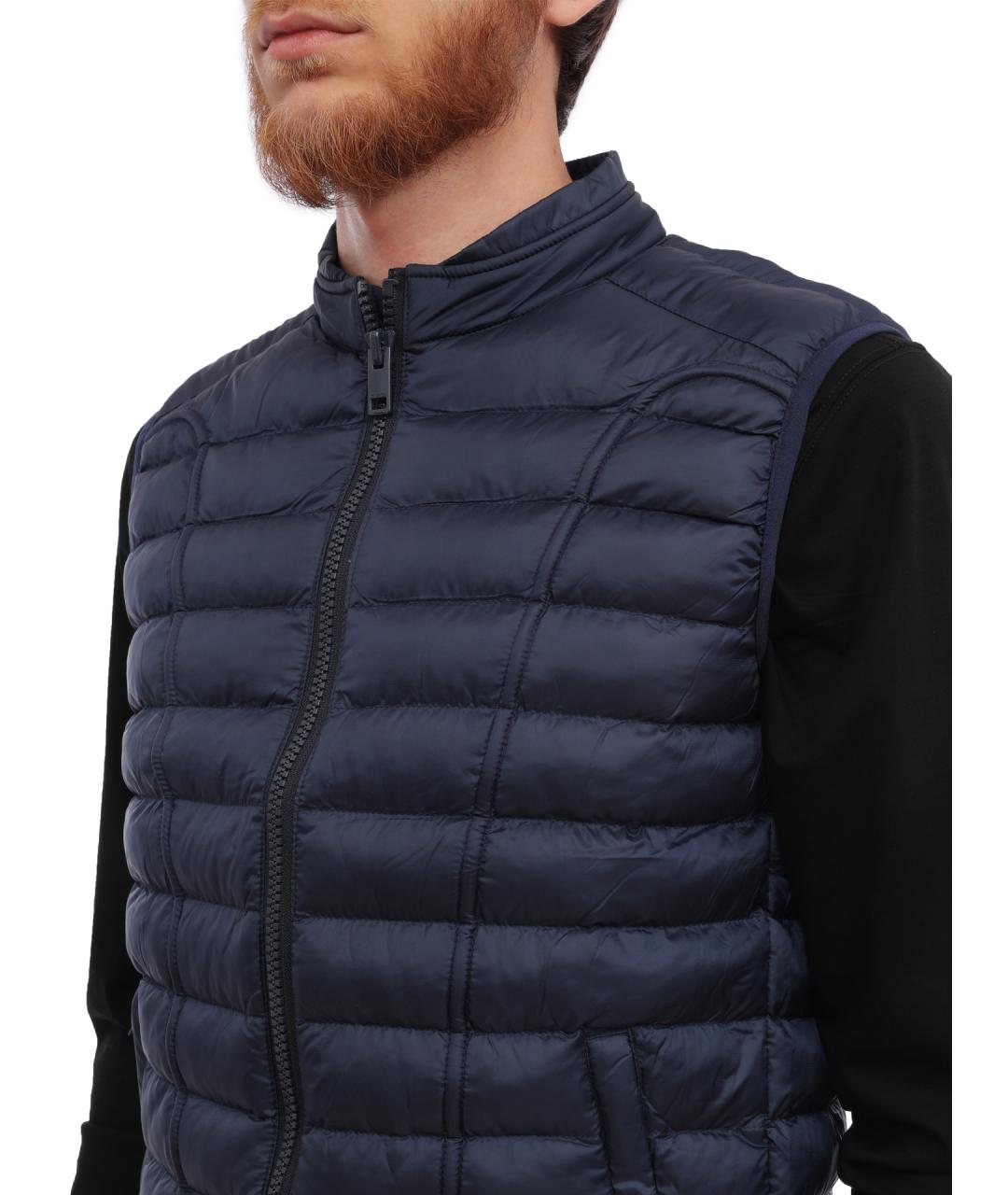 DIESEL Синяя полиамидовая куртка, фото 3