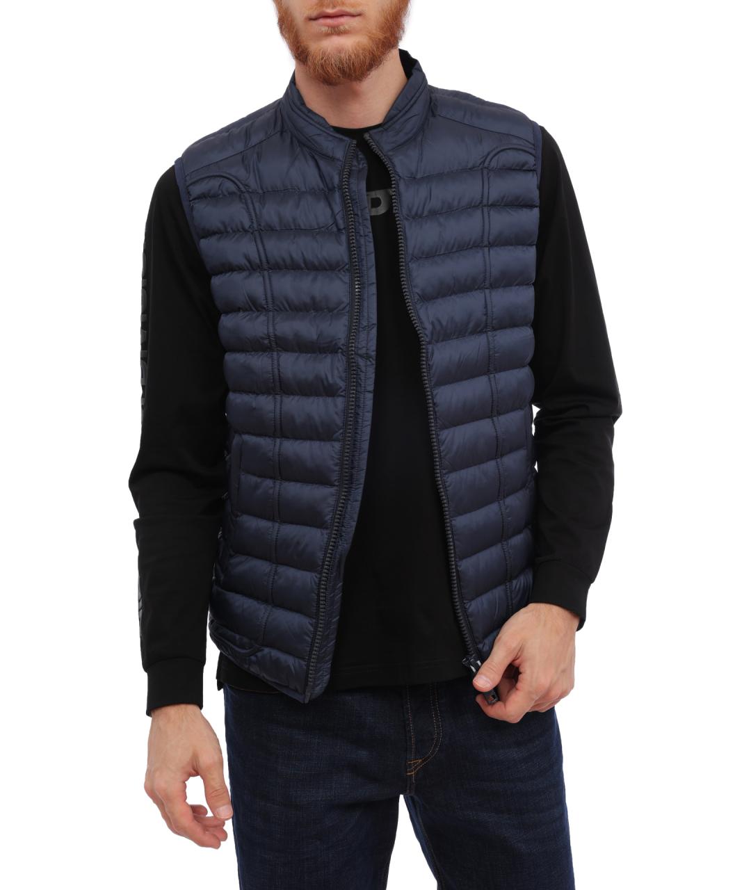 DIESEL Синяя полиамидовая куртка, фото 1