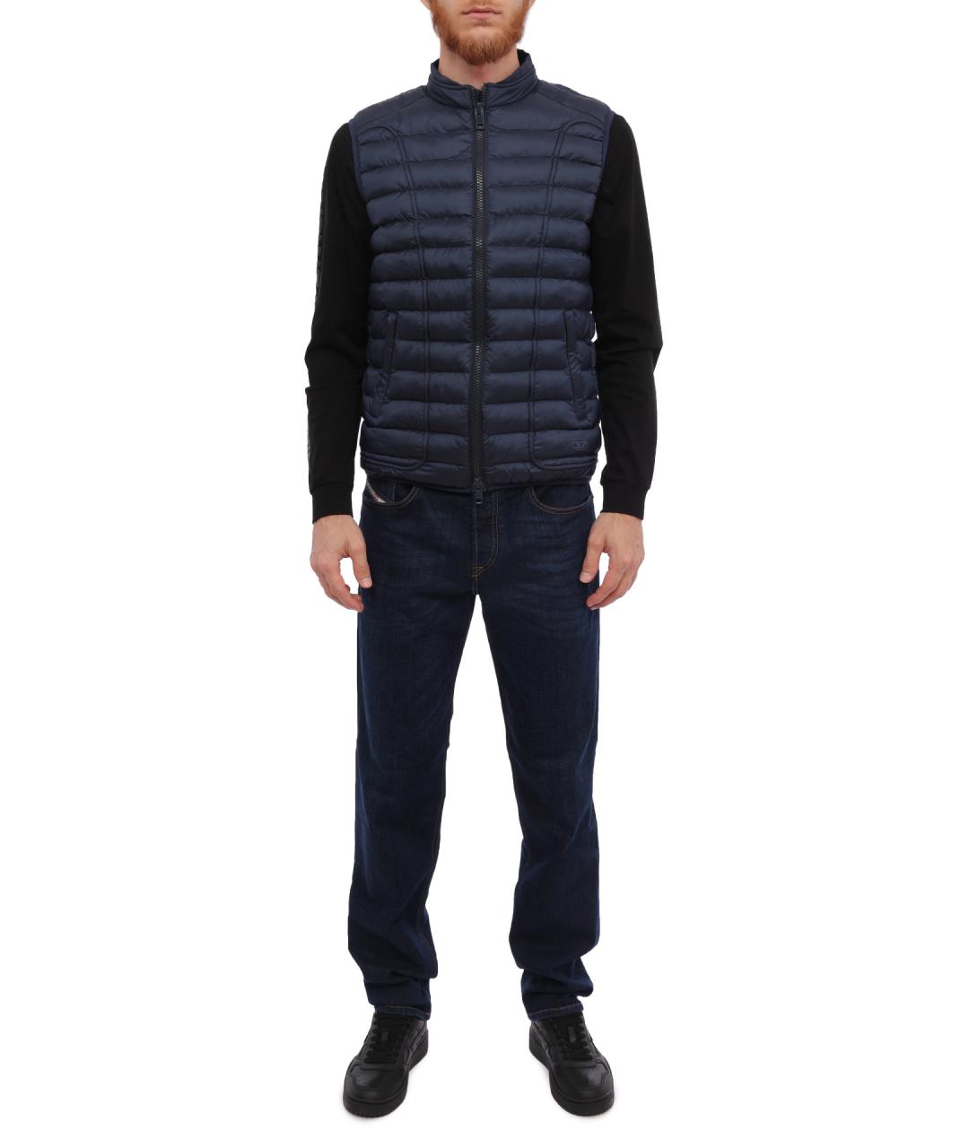 DIESEL Синяя полиамидовая куртка, фото 2