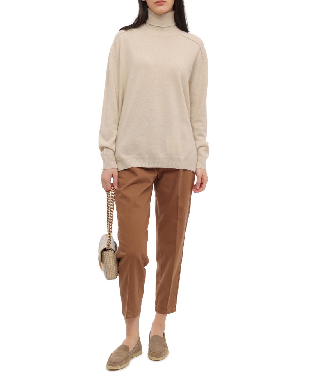 PESERICO Бежевый джемпер / свитер, фото 2