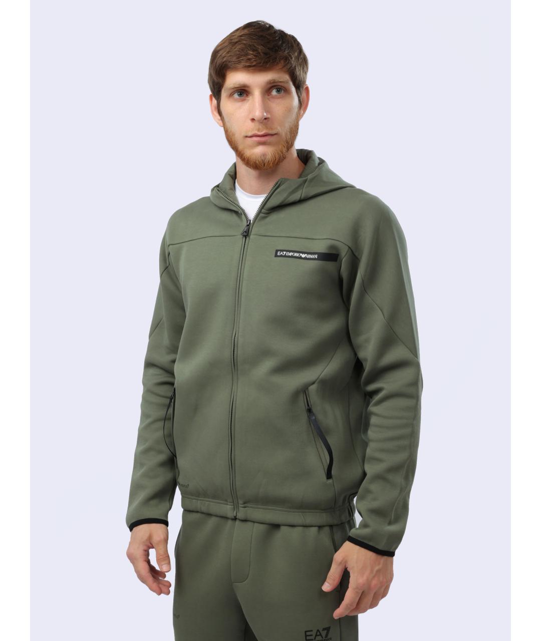 EA7 Хаки повседневный костюм, фото 2