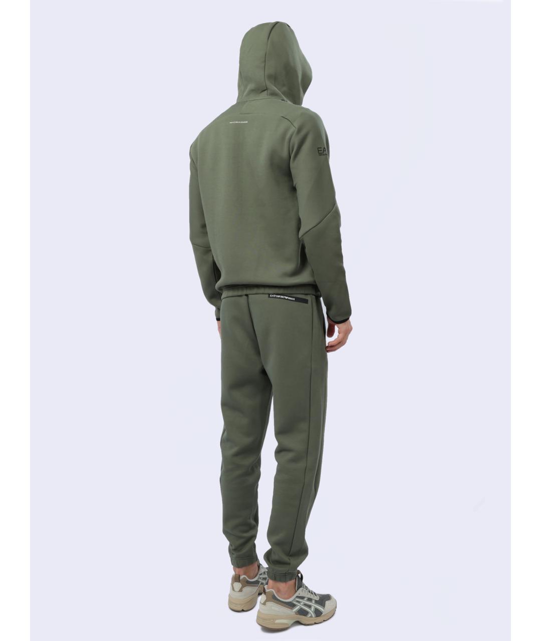 EA7 Хаки повседневный костюм, фото 8