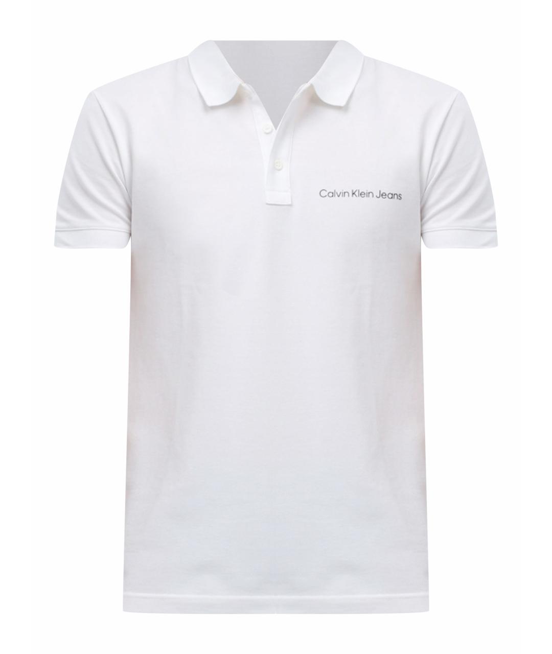 CALVIN KLEIN Белая хлопковая футболка, фото 1