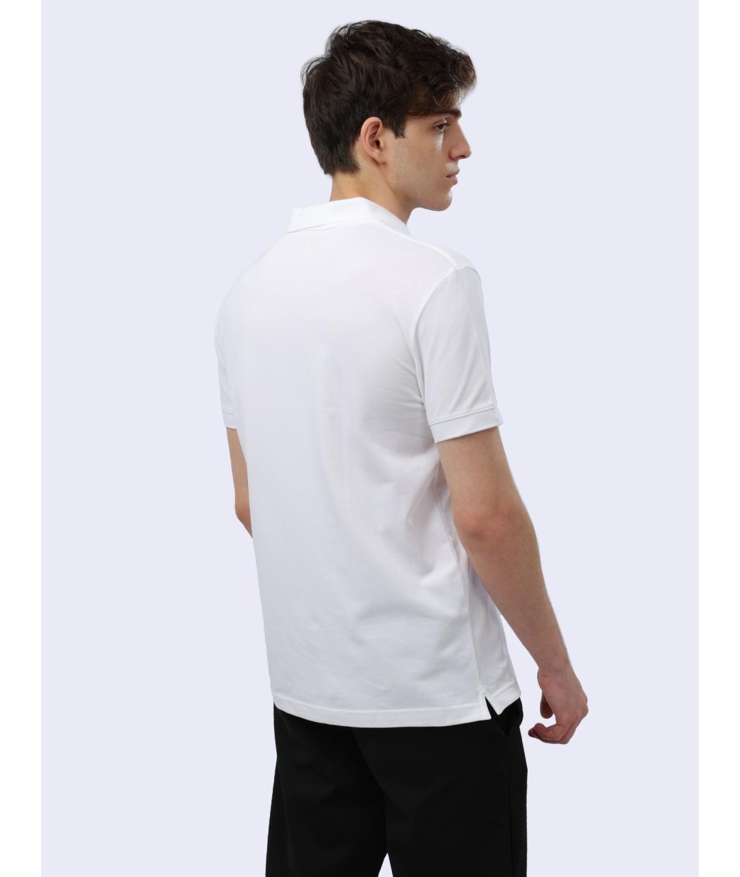 CALVIN KLEIN Белая хлопковая футболка, фото 6