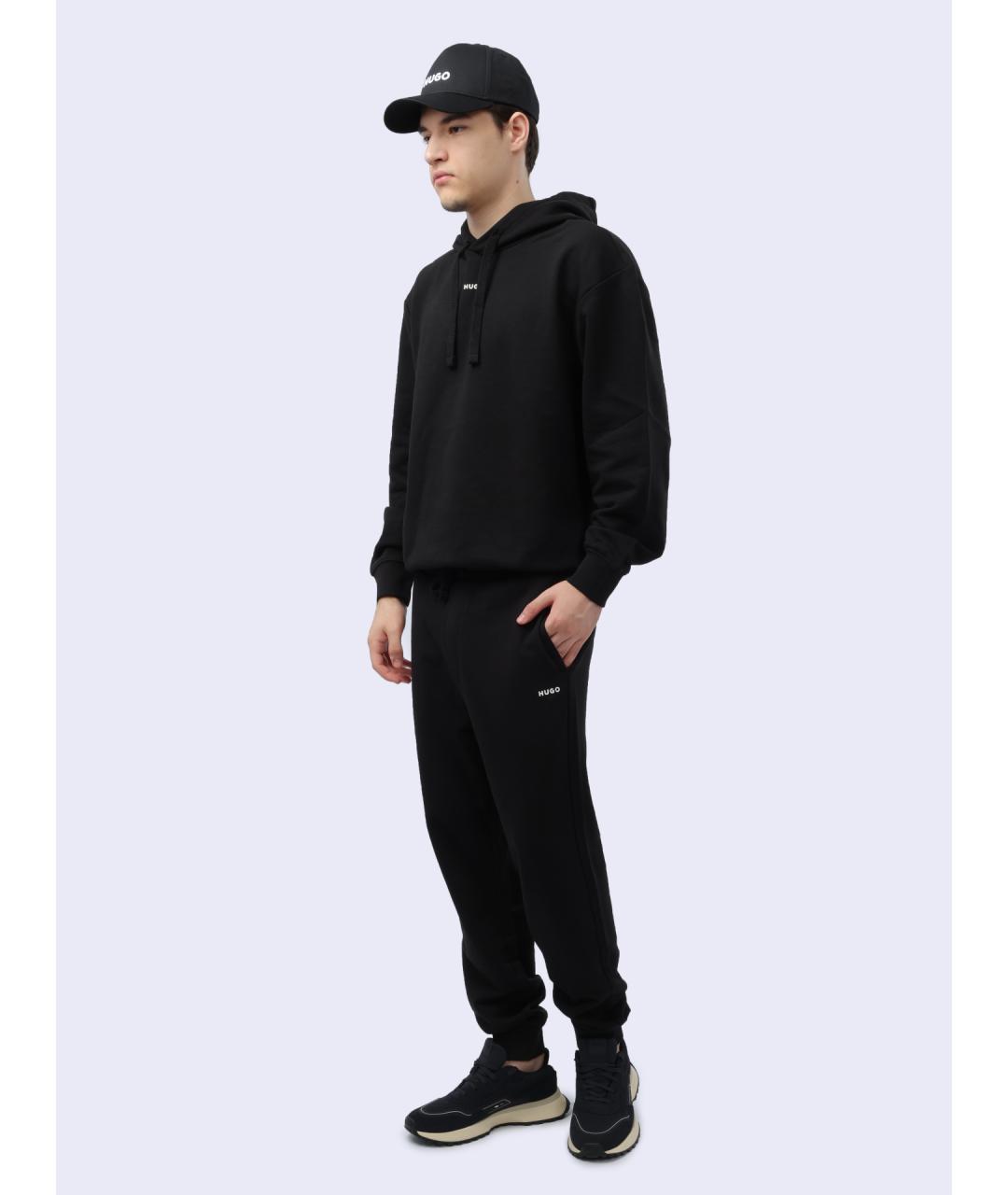 HUGO Черный повседневный костюм, фото 8