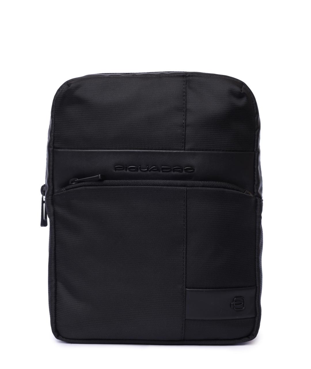 PIQUADRO Черная сумка на плечо, фото 1