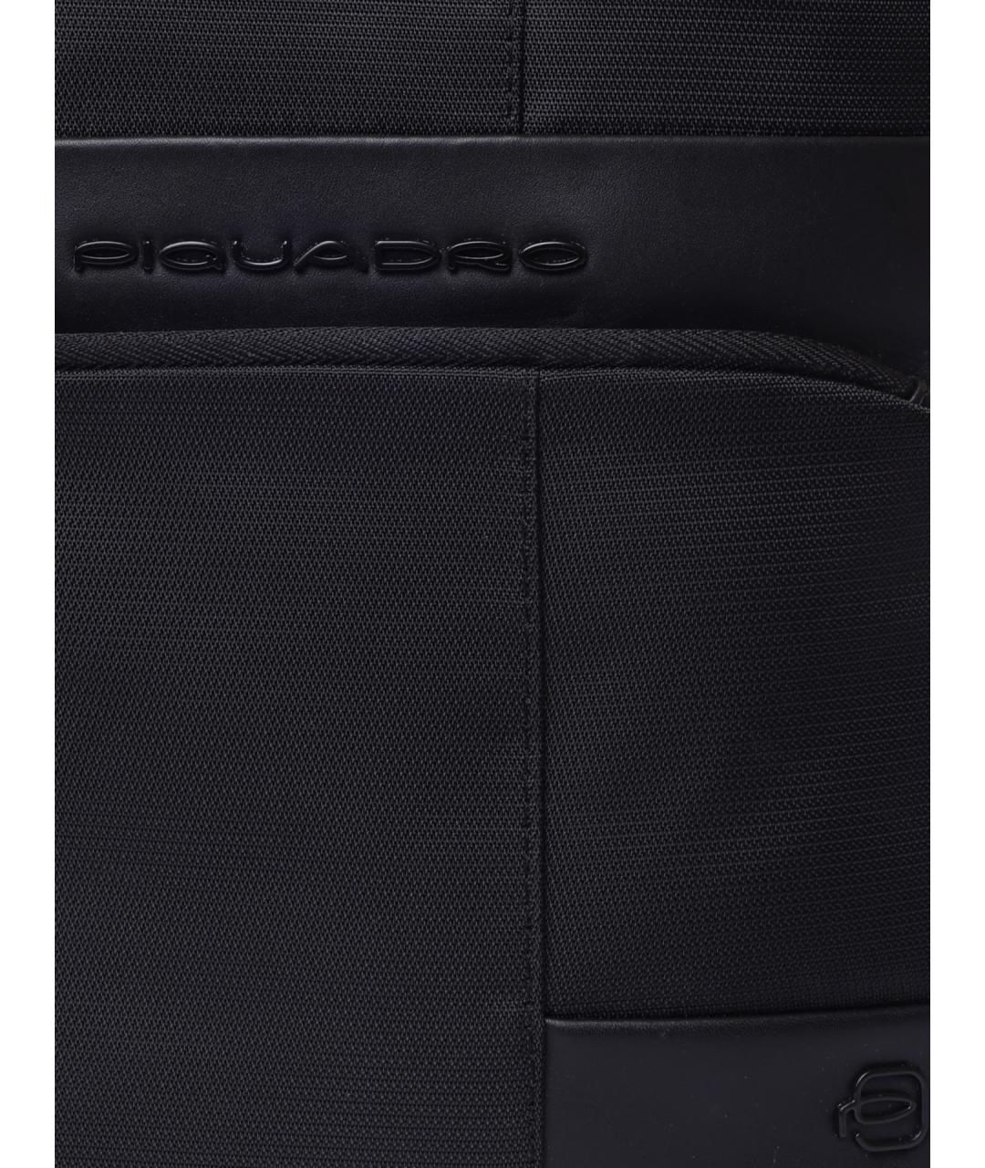 PIQUADRO Черная сумка на плечо, фото 3