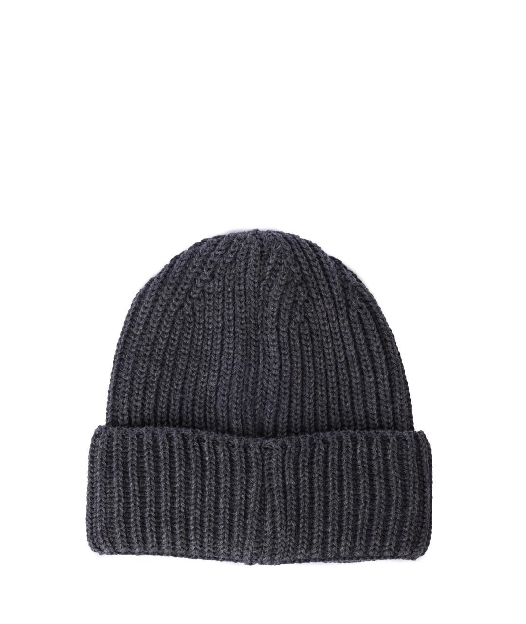 EMPORIO ARMANI Серая шерстяная кепка/бейсболка, фото 2