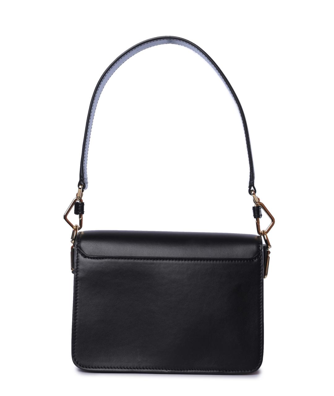 LANCEL Черная кожаная сумка через плечо, фото 4