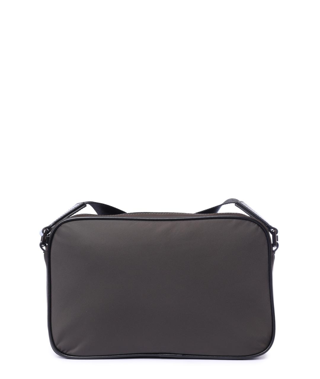 EMPORIO ARMANI Серая сумка на плечо, фото 4