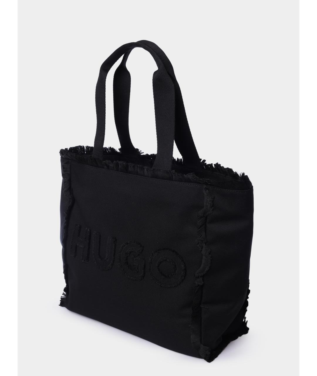 HUGO Черная сумка тоут, фото 2