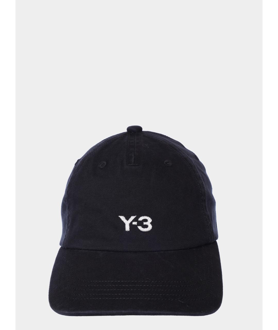 Y-3 Черная хлопковая кепка/бейсболка, фото 3