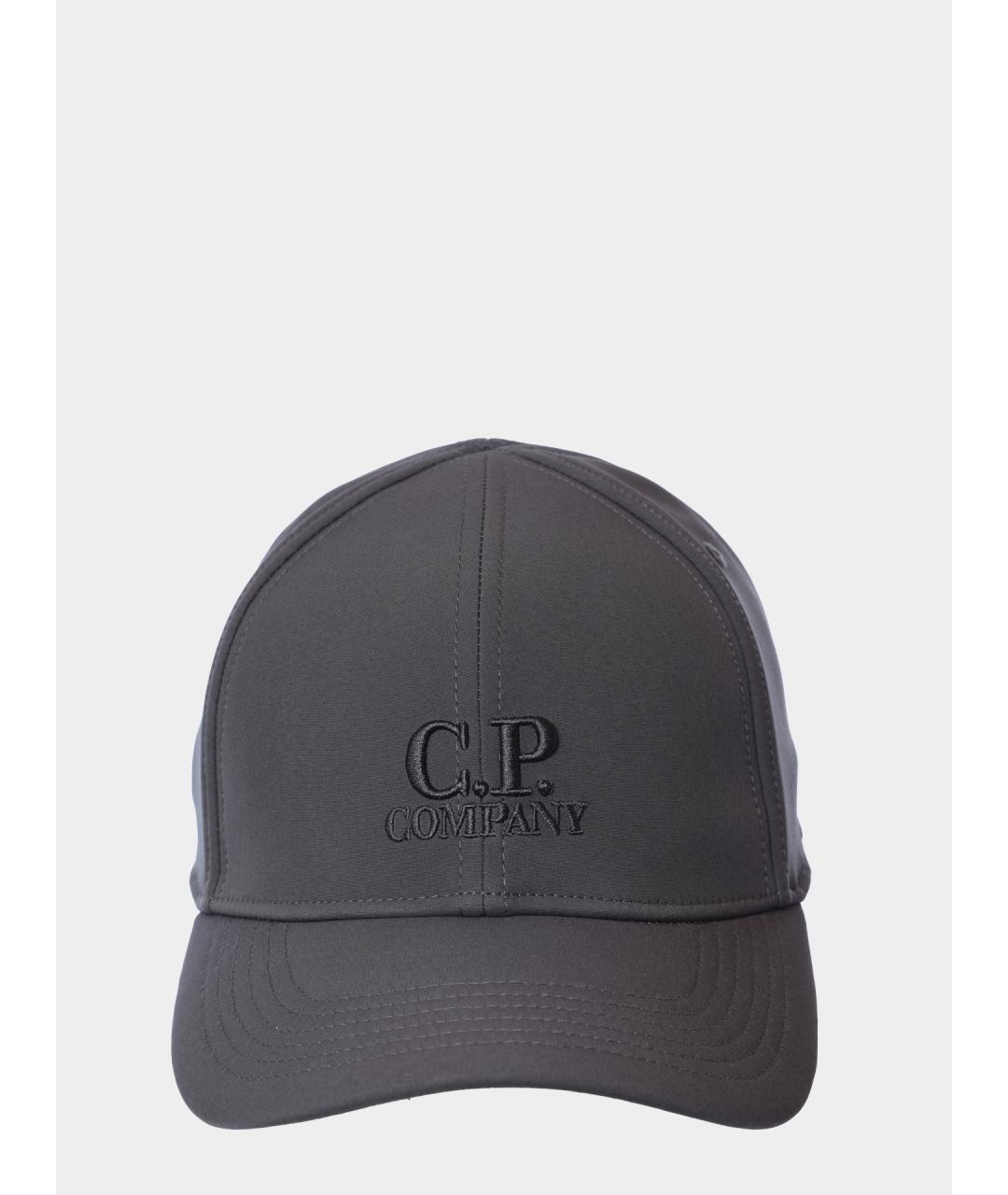 CP COMPANY Серая синтетическая кепка/бейсболка, фото 3